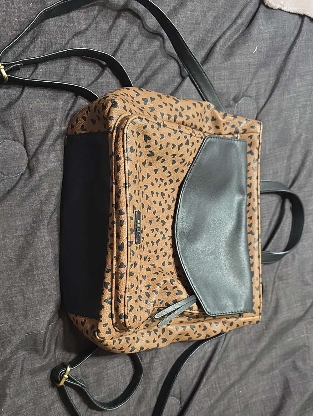 Relic By Fossil Mini Backpack with Tiny Hearts